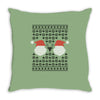 ugly santa noel Throw Pillow