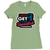 star spangled hammered Ladies Fitted T-Shirt