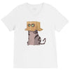 cat in the box! V-Neck Tee