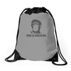 viva la evolucion Drawstring Bags