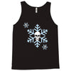 skull snowflakes alternative christmas jumper Tank Top