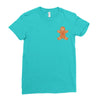 Ginger Bread Pocket Ladies Fitted T-Shirt