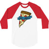 life is a pizza party 3/4 Sleeve Shirt