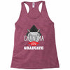 [granma name]proud grandma graduate 2018. Racerback Tank