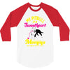 my pitbull is a sweetheart 3/4 Sleeve Shirt