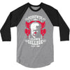 pennywise clown college 3/4 Sleeve Shirt