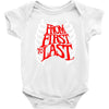 from first to last Baby Onesie