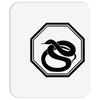 snake black Mousepad