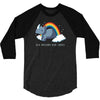 real unicorns have curves 3/4 Sleeve Shirt