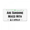 April Girls License Plate