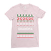 ugly christmas grandpa Ladies Fitted T-Shirt