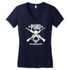 winner winner chicken dinner emblem Women's V-Neck T-Shirt