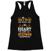 There's This Boy Who Stole My Heart He Calls Me Stepmom Racerback Tank