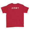 mens army military us Youth Tee