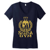 sparta gym  film funny Women's V-Neck T-Shirt