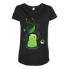 leaf storm Maternity Scoop Neck T-shirt