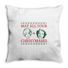 golden christmas Throw Pillow