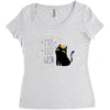 Halloween Cat Women's Triblend Scoop T-shirt