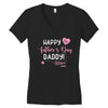 Happy Fathers Day Daddy Women's V-Neck T-Shirt