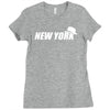 new york Ladies Fitted T-Shirt