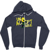 unacceptable! Zipper Hoodie