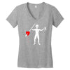pirate old roger Women's V-Neck T-Shirt