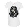 nerd  lion Maternity Scoop Neck T-shirt