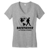 Backpacker Let's Explore The World Women's V-Neck T-Shirt