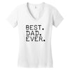 best dad ever t shirt gift for father Women's V-Neck T-Shirt