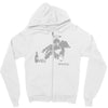 banksy fallen angel Zipper Hoodie
