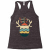 Hunting Season Retro Color 80s Style Racerback Tank