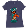 monster pet Ladies Fitted T-Shirt