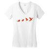 Origami Animal Women's V-Neck T-Shirt
