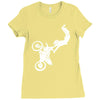 motocross motor bike motorrad cross biker freestyle mx sx baja Ladies Fitted T-Shirt