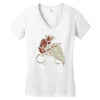 pizza rat Women's V-Neck T-Shirt