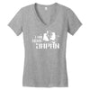 i'm huge in japan   funny humor big godzilla tokyo japanese tourist te Women's V-Neck T-Shirt