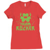 sham rocker shamrock Ladies Fitted T-Shirt