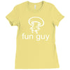 fun guy Ladies Fitted T-Shirt
