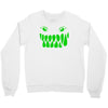 fun monster face, eat, beast, Crewneck Sweatshirt
