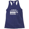 a balanced diet is a beer in each hand Racerback Tank