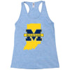 indiana for michigan Racerback Tank