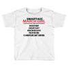 Smartass March Girl Toddler T-shirt
