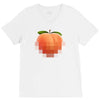 peach t V-Neck Tee
