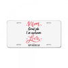 Mom Great Job I m Awesome Love Happy Mother's Day License Plate