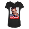 conor mcgregor notorious Maternity Scoop Neck T-shirt