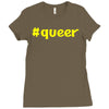 hashtag queer Ladies Fitted T-Shirt