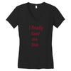 i finally fixed the sink Women's V-Neck T-Shirt