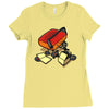record eater Ladies Fitted T-Shirt