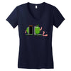 worm magic Women's V-Neck T-Shirt