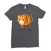 if it fits i sits Ladies Fitted T-Shirt